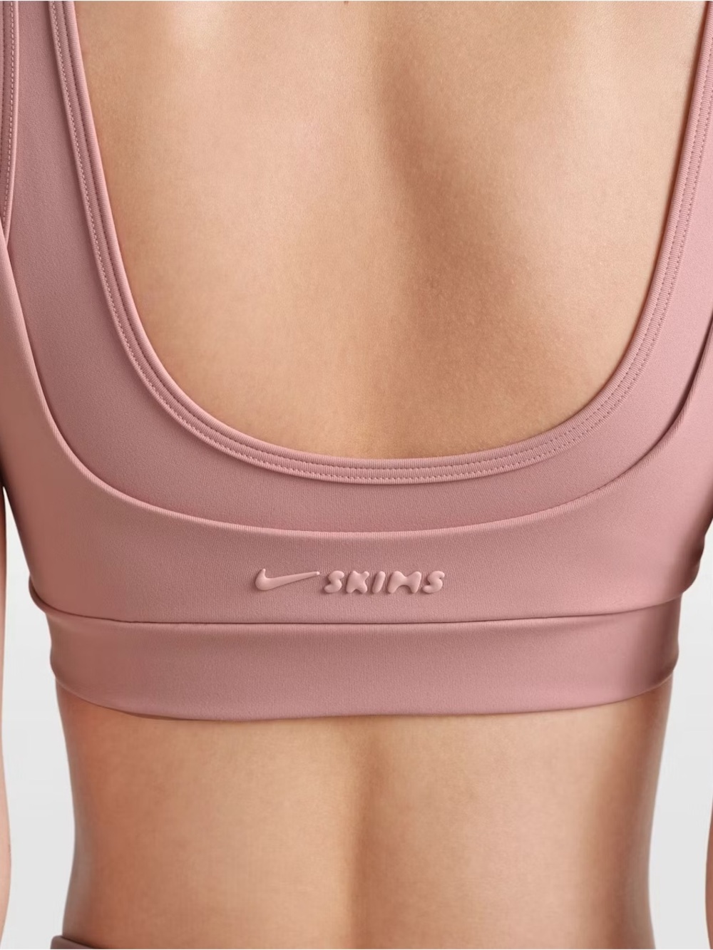 SKIMS x Nike Matte Double Strap Scoop Bra – Himalayan – Size Small – NEW